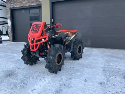This is a 2019 CanAm Renegade XMR with an endless list of amazing upgrades. It is unreal how well it...
