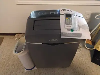 Noma portable A/C 9000btu. Comes with correct fittings, manual and remote..Also have 2 working windo...