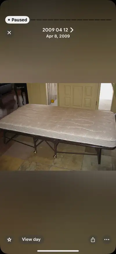 FREE portable single bed, View more