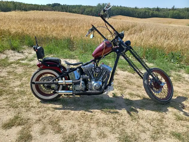 Harley Chopper in Street, Cruisers & Choppers in St. Albert - Image 5