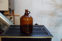 Cruche en verre de 1 gallon (160 onces) vintage (année 1980)