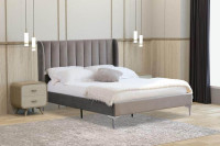 Brand New Velvet Bed Available in Full, Queen And King Sizes.