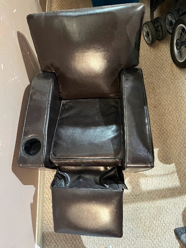Kids Leather Recliner in Chairs & Recliners in Strathcona County
