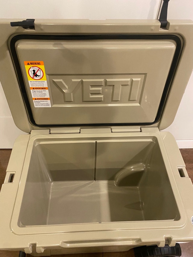New YETI Tundra Haul Portable Wheeled Cooler Tan Other Markham