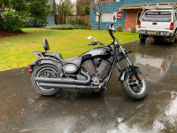 Victory motorcycle sell off years of collecting up for sale