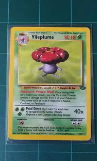 Pokemon Card Original Jungle 15 Vileplume Holo Rare