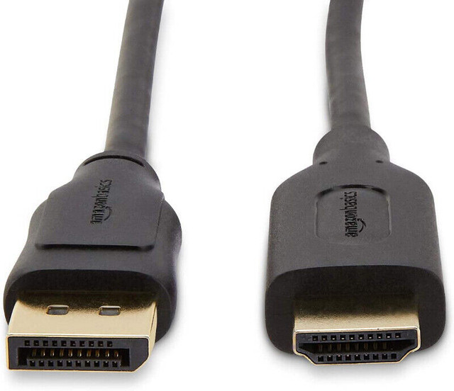NEW Amazon Basics DisplayPort and HDMI Cables - 6 or 10 Feet in Cables & Connectors in City of Toronto - Image 3