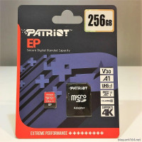 NEW SEALED Patriot MicroSD Card 256GB A1 V30 4K Phone and Table