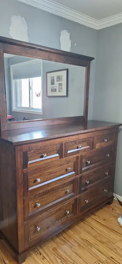 Solid Maple Handcrafted Mennonite Dresser, View more