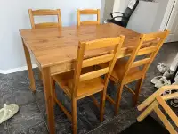 Wooden Dinning Table Set 