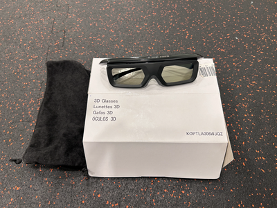 Sharp AQUOS AN3DG40 Active 3D Glasses (Black) NEW, View more