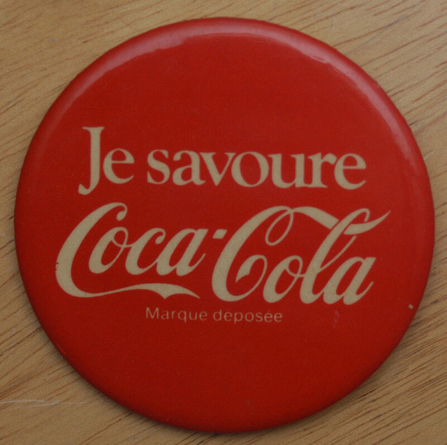 Macarons / Broche / pin / de Coca Cola / Coke / je savoure dans Art et objets de collection  à Ville de Québec