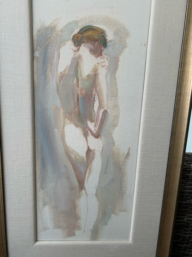 Bev Tosh framed canvas oil painting in Arts & Collectibles in Calgary - Image 2