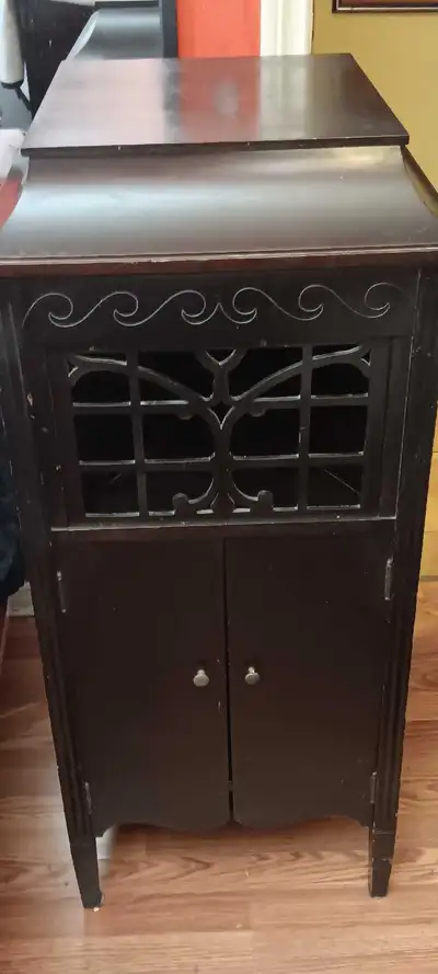 Vintage Phonola phonograph, a beautiful piece of vintage audio equipment. It works perfectly and has...