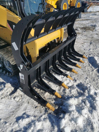 Skid Steer Grapple Rake