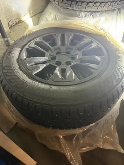 Set of 4 Nordman North 9 Tires on Rims Used one season on a 2021 Cadillac XT5. Studded. 8-9/32 remai...