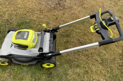 Ryobi 21” Battery Lawnmower, View more