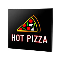 Pro-Lite Newon Hot Pizza LED Ultra Bright Lighted Nano 20"x20" R