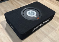 Alpine RS-SB12 shallow car subwoofer (like new! Great output!)