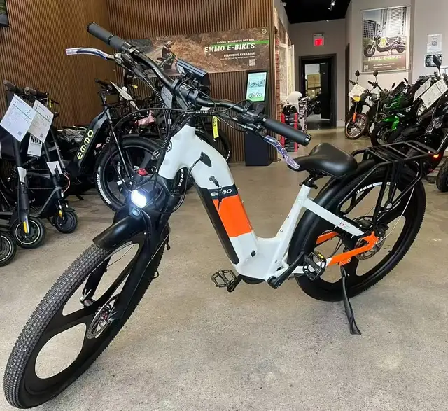 Showroom Demo EMMO Pulse Pro-Ivory Orange | Demo sale $300 OFF!! in eBike in City of Toronto - Image 2