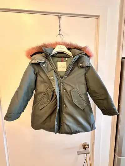 HiHiura Moncler Girls Kids Fur Winter Jacket, View more