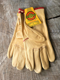 New Klondike Leather Gloves 9 1/2