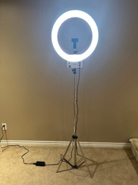 LED ring light stand