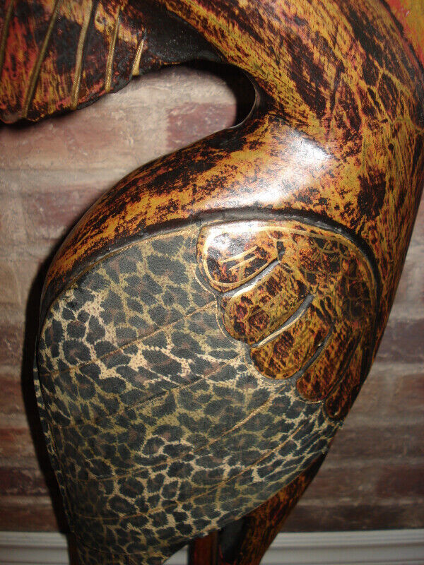 Pélican de bois et Chien sculpté. dans Art et objets de collection  à Granby - Image 3