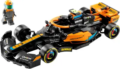 100% Complete Lego Speed Champions Set Item #76919 / 245 Pieces 2023 McLaren Formula 1 Car - All the...
