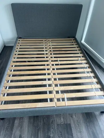 Endy queen bed frame with headboard , View more