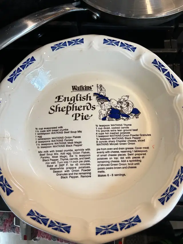 Watkins Pie Plate62864362498947121