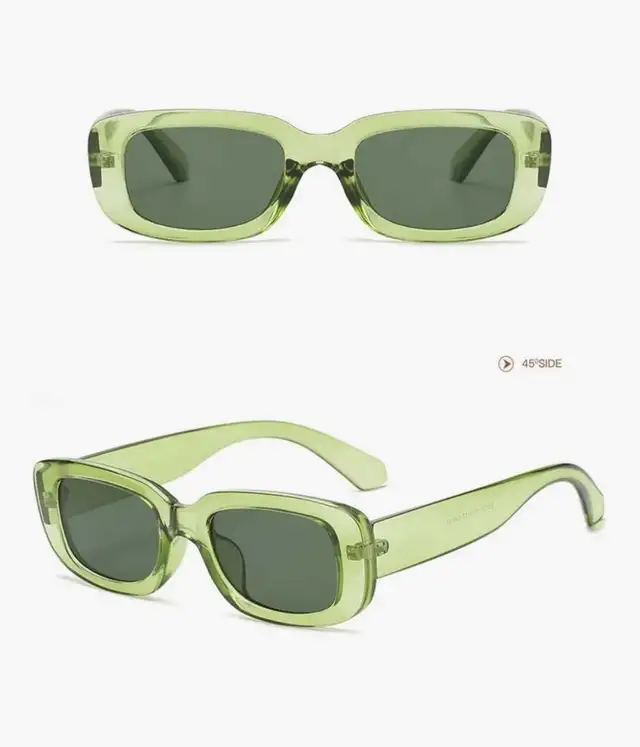Retro Rectangle Sunglasses – Trendy 90s Style for Men & Women in Multi-item in City of Toronto - Image 9