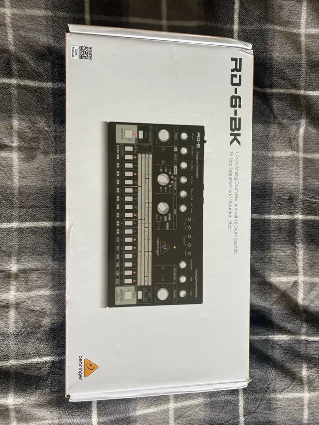 New Behringer RHYTHM DESIGNER RD-6-BK Analog Drum Machine in Pro Audio & Recording Equipment in City of Toronto - Image 4