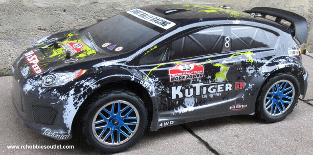 New RC Rally Sports Car Brushless Electric RTR 4WD LIPO 2.4G in Hobbies & Crafts in Vancouver