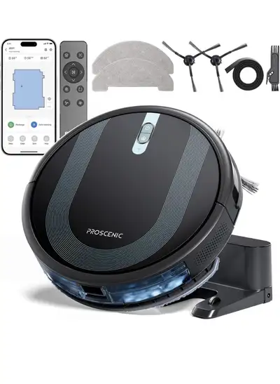 Proscenic 850T 3in1 WiFi Robot Vacuum and Mop, View more