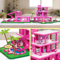 MEGA Barbie the Movie Building Toys, DreamHouse Replica 