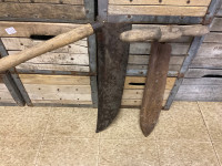 2 Antique  Hay Knives $35 EACH