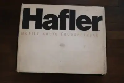 Hafler Car Audio Speakers and Alpine 3542 Power Amplifier, View more