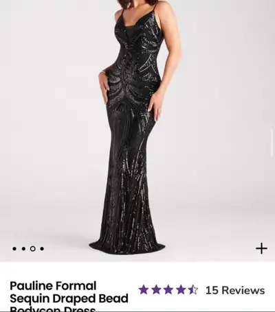 Black Prom dress, View more