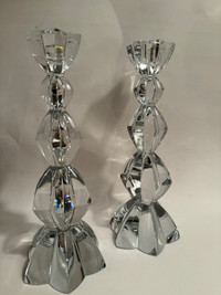 Vintage Crystal candle holders