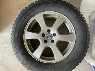 Winter tires on OMG rims, lightly used for 2 seasons, comes off 2017 Volvo XC60, no sensor, very goo...