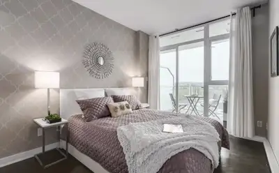 Light, space, and mountain views at King Edward Village. This two bedroom, two bath home makes the m...