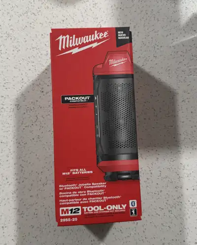 Milwaukee  12V M12 Bluetooth Jobsite Cordless Speaker w/ PACK, View more