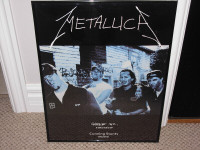 Metallica Framed Advertising Poster