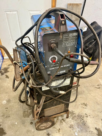 240 volt stick welder with cart; also flux wire welder 