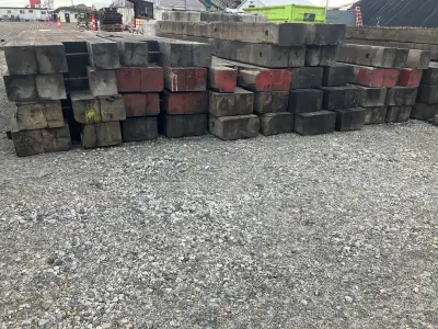 Sixty four 4' x 18' timber crane mats available for pickup in Delta. 600$ each, obo.