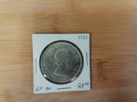 1955 Canada Dollar EF-40 coin!!!!