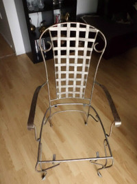 Vintage Wrought Iron Patio/Dining chairs  DIY Special