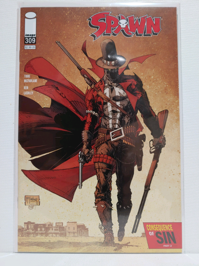 Spawn #309 (Gunslinger Spawn Variant) 1st print, View more