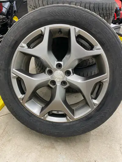 4 mag 18 pouces d’orine. Était sur un Subaru Forester.